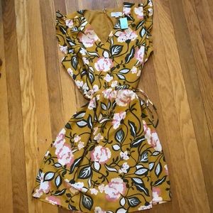 Flowery yellow dress